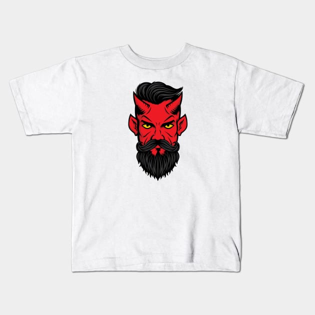 Halloween Devil 2018 Kids T-Shirt by attire zone